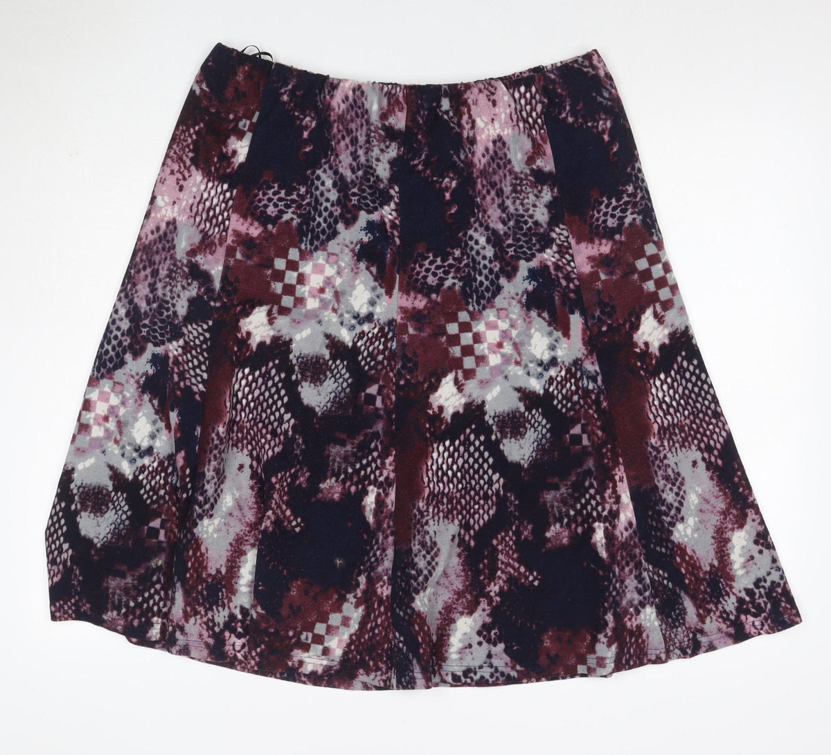 Anna Rose Women Multicoloured UK 18 A-Line Knee Length Animal Print Skirt
