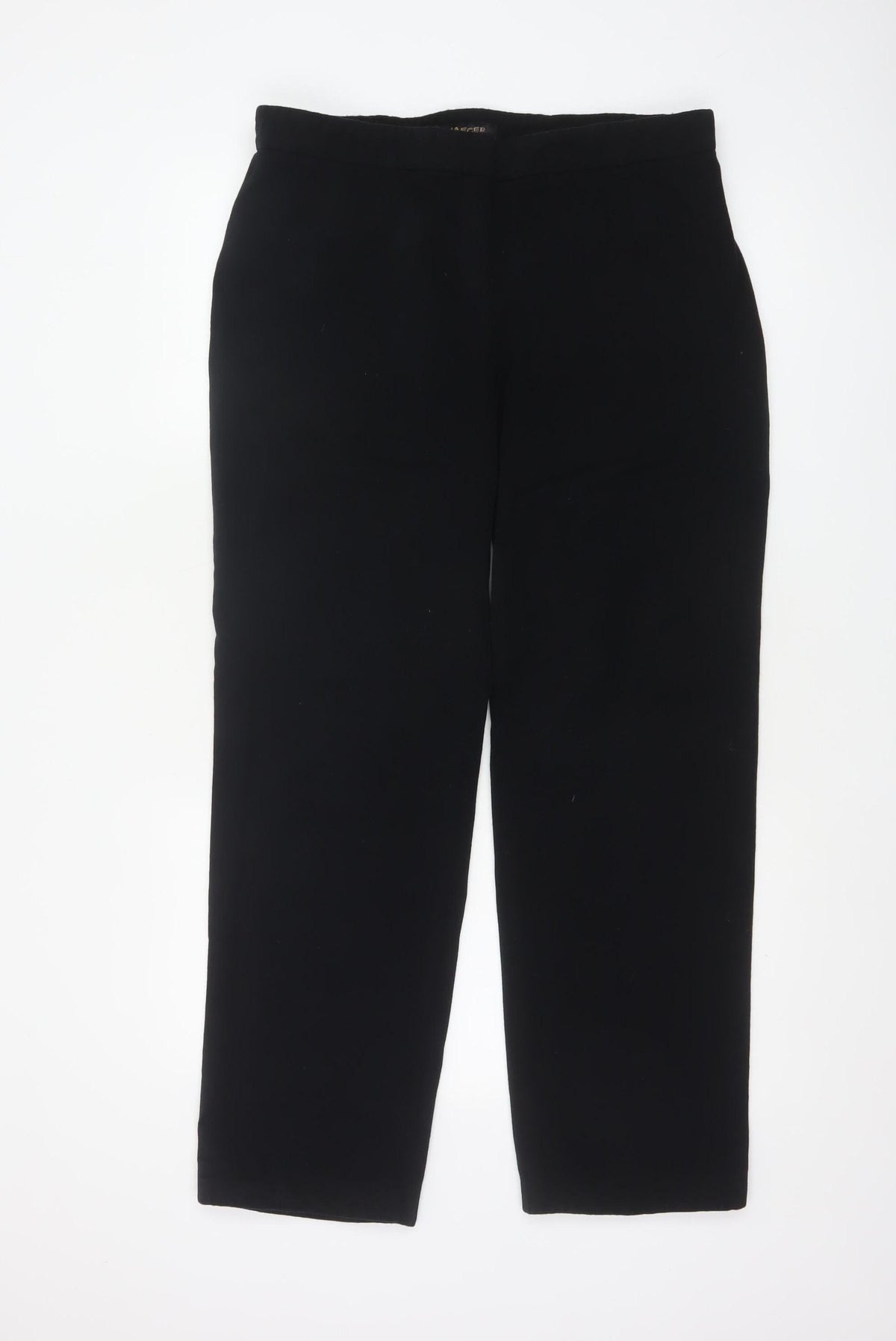 Jaeger Women’s Black UK 16 Tailored Straight Dress Trousers