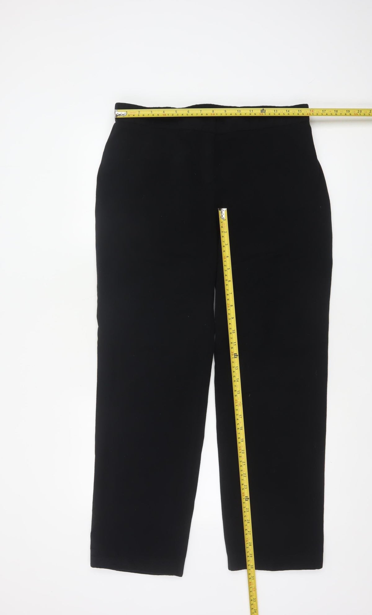 Jaeger Women’s Black UK 16 Tailored Straight Dress Trousers