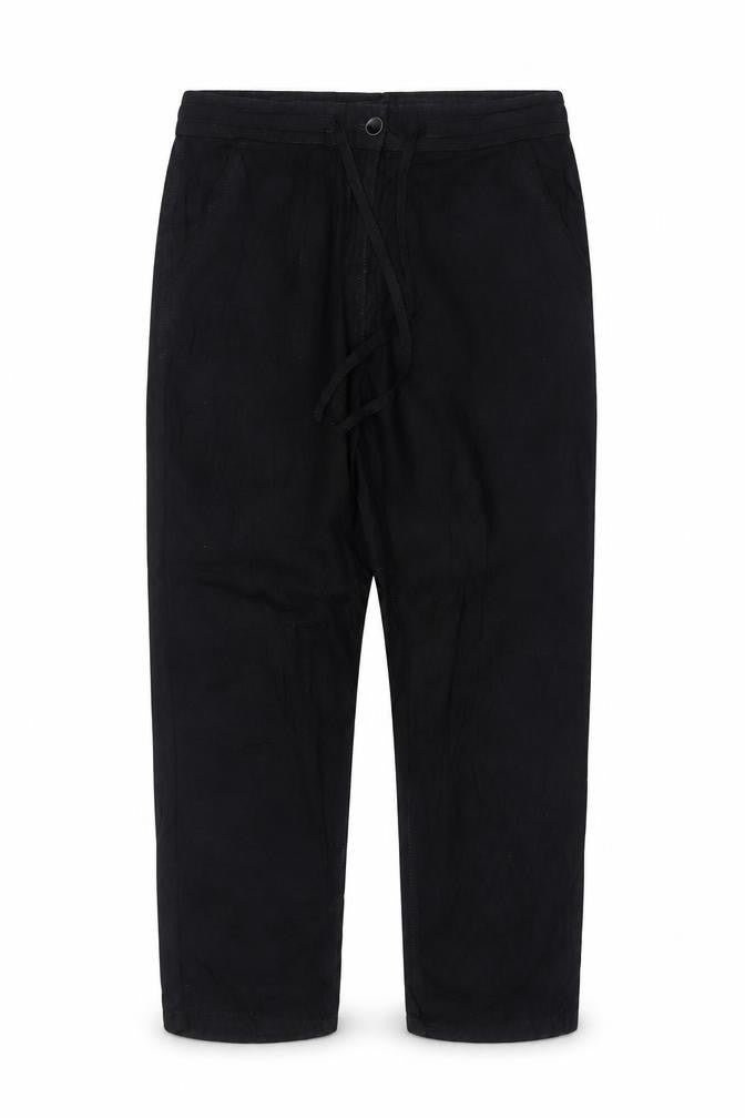 Next Women’s Black UK 12R Linen Blend Ankle Tapered Trousers
