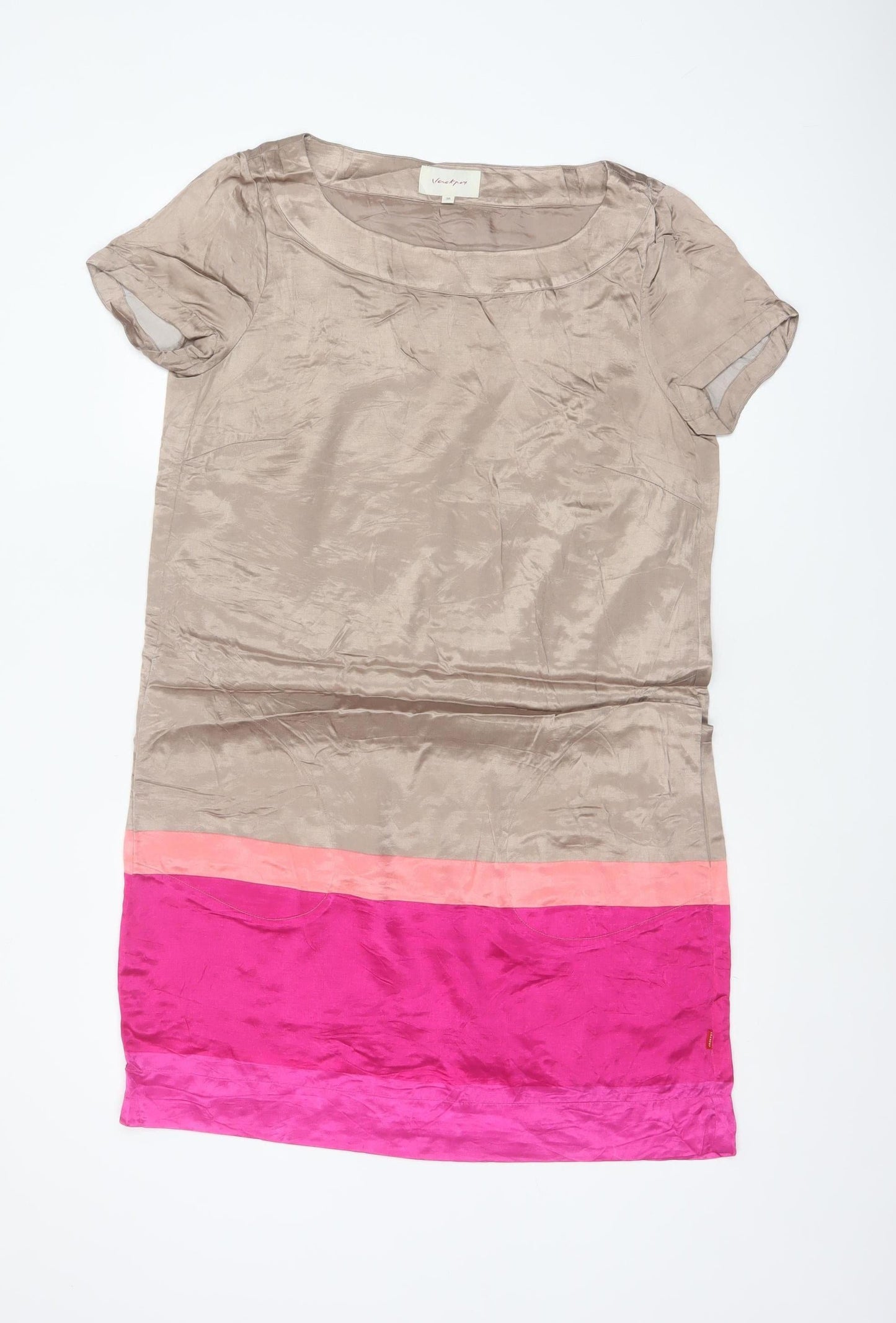 Vackpot Women’s Multicoloured UK 8 Shift Knee Dress Colourblock