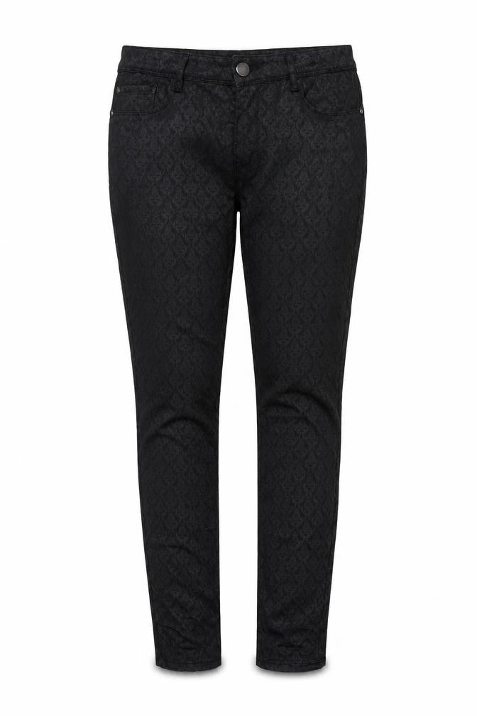 Wallis Women’s Black Floral Jacquard Skinny Jeggings UK 12