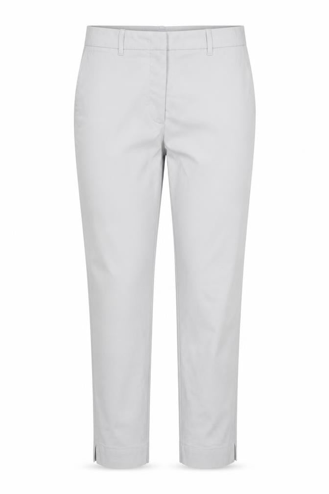 Marks and Spencer Women Grey UK 12 Long Tapered Chino Trousers