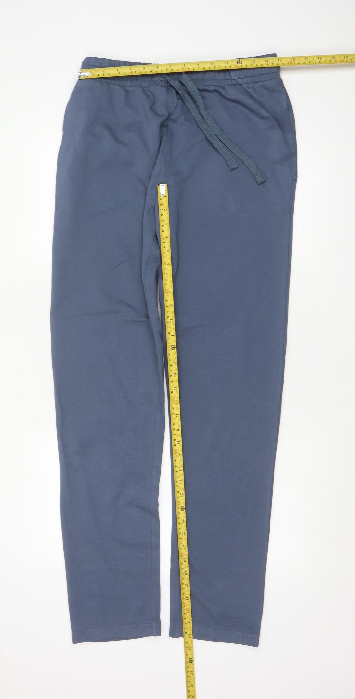 M&S Men’s Blue M Regular Fit Drawstring Jersey Jogger Trousers