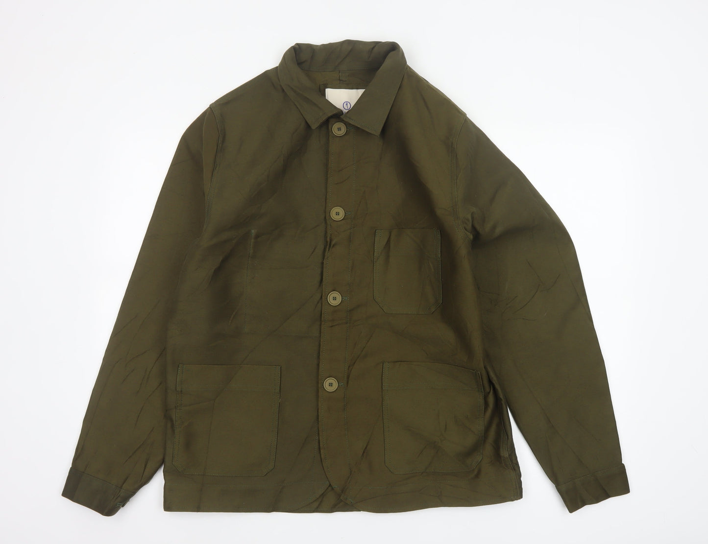 Bleu de Chauffe Men's Green M Military Cotton Work Jacket France
