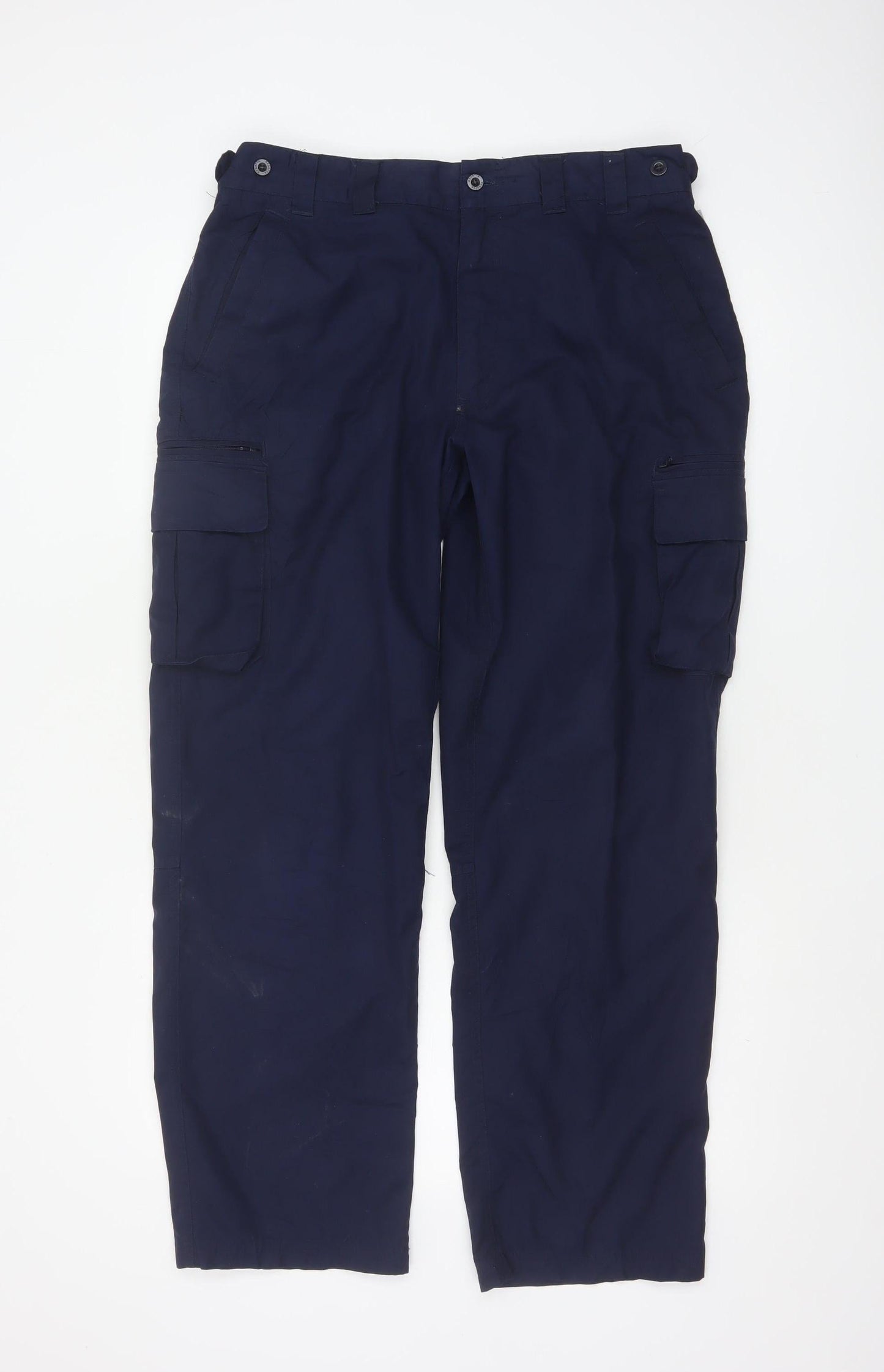 Regatta Men’s Blue 34in Cargo Trousers Waterproof Straight Leg