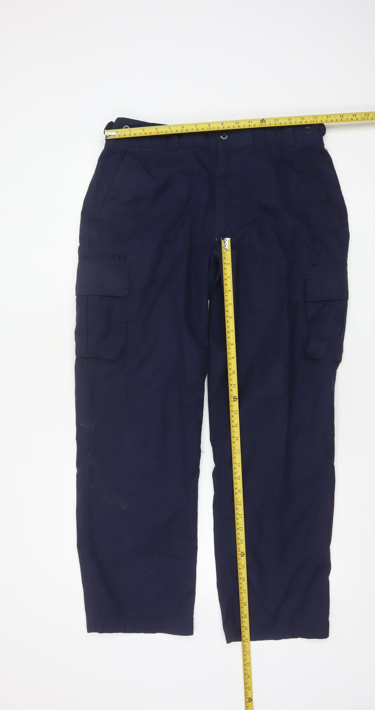 Regatta Men’s Blue 34in Cargo Trousers Waterproof Straight Leg