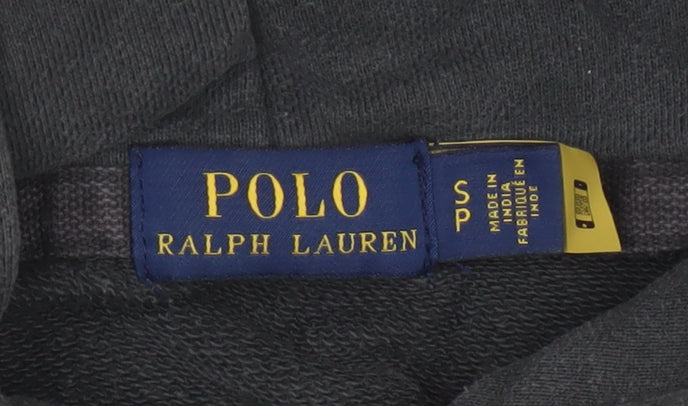 Polo Ralph Lauren Women’s Black S Petite Studded Logo Pullover Hoodie
