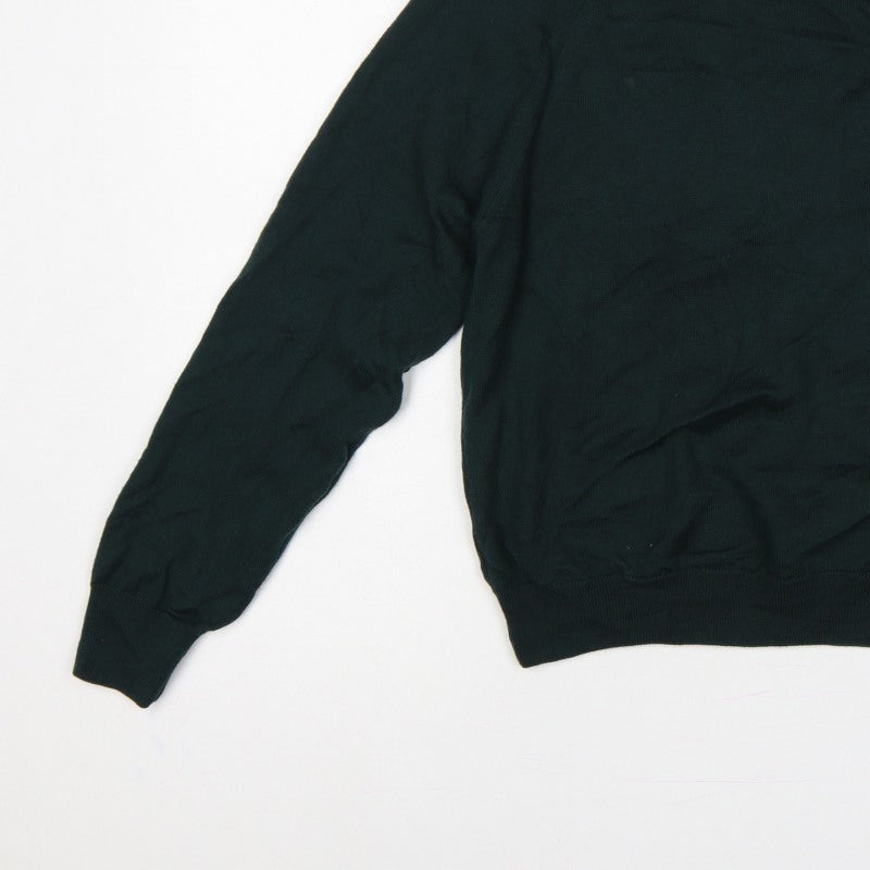 Country Collection Women’s Green Size 12 Roll Neck Knit Jumper