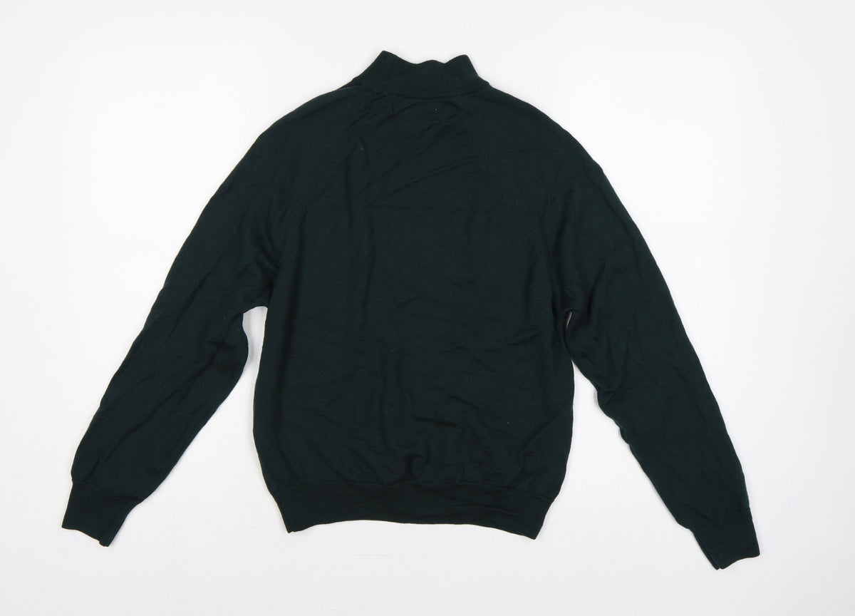 Country Collection Women’s Green Size 12 Roll Neck Knit Jumper