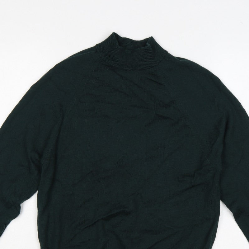 Country Collection Women’s Green Size 12 Roll Neck Knit Jumper