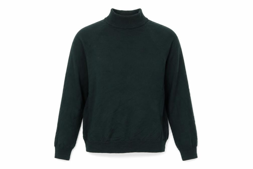 Country Collection Women’s Green Size 12 Roll Neck Knit Jumper