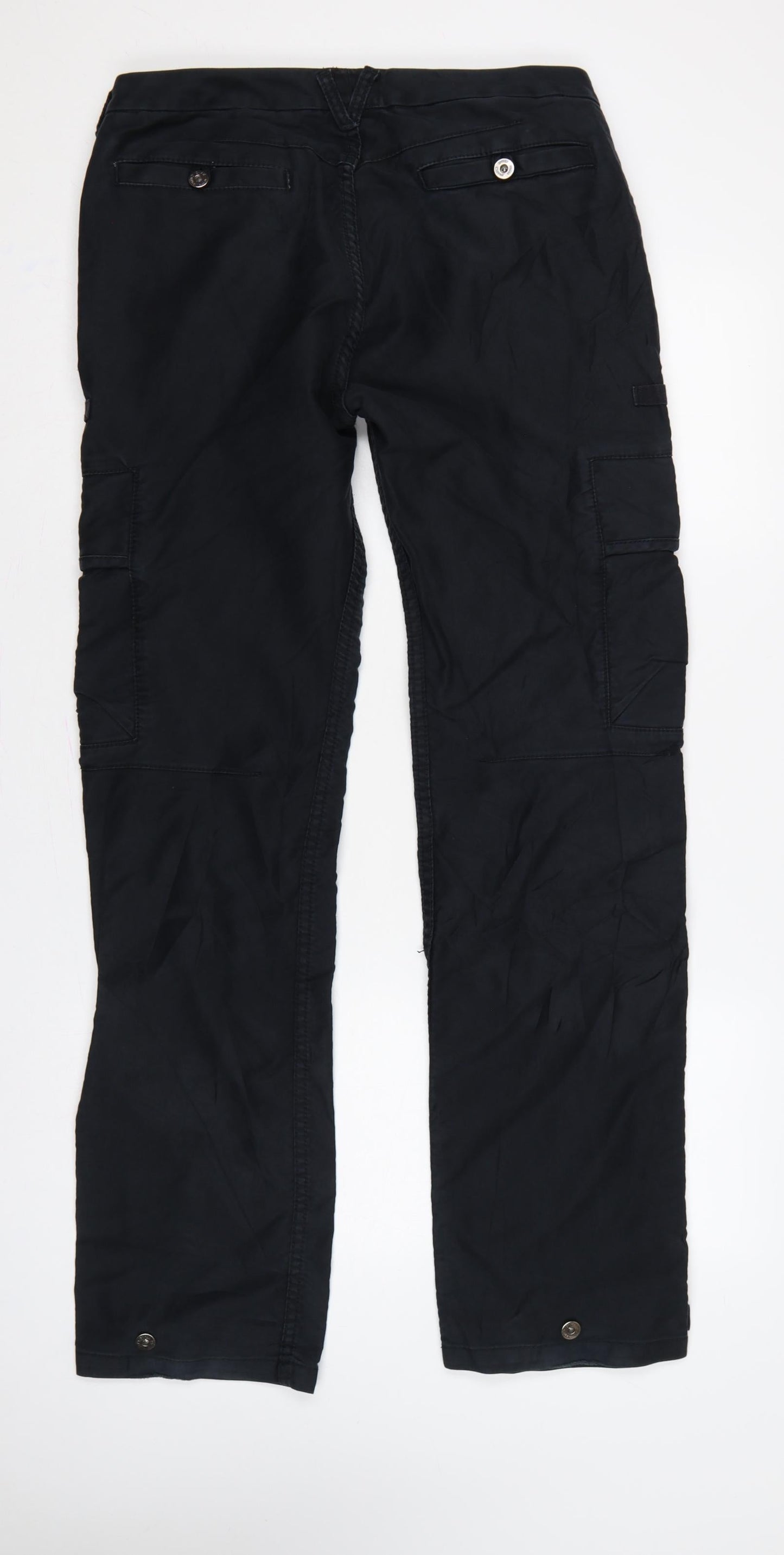 Calvin Klein Jeans Men Black W31 L34 Cargo Trousers Straight Leg