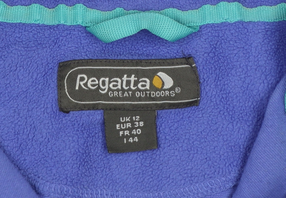 Regatta Women’s Purple UK 12 1/2 Zip Fleece Sweatshirt