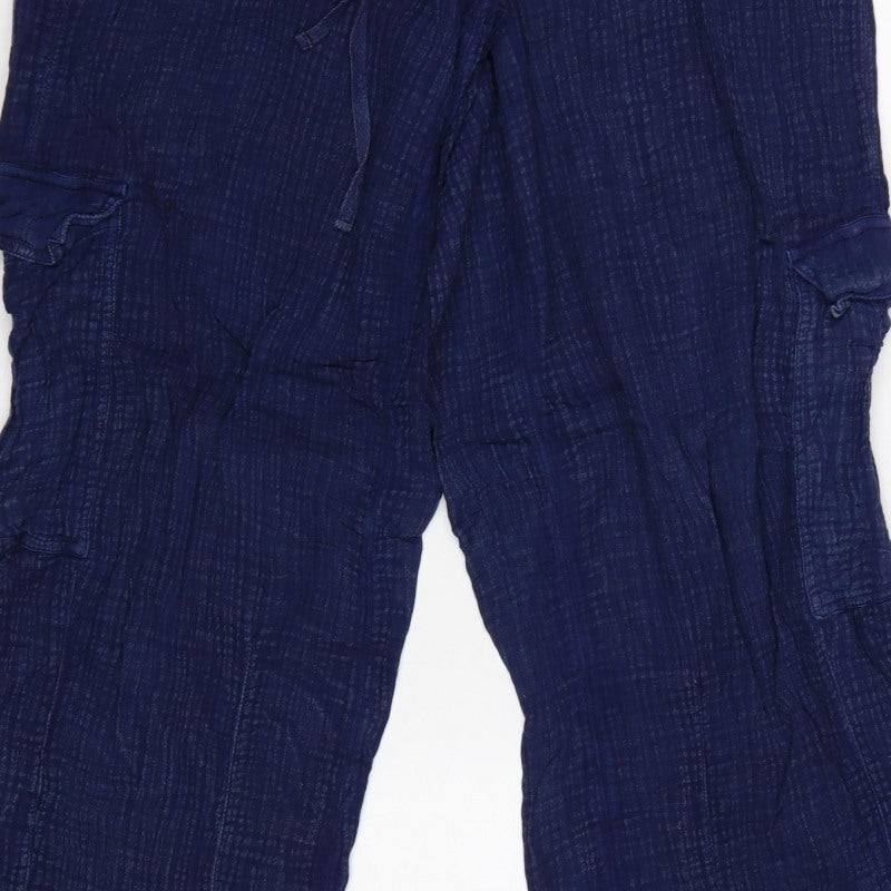 BDG Urban Outfitters Women’s Navy XS Cargo Harem Trousers Pockets