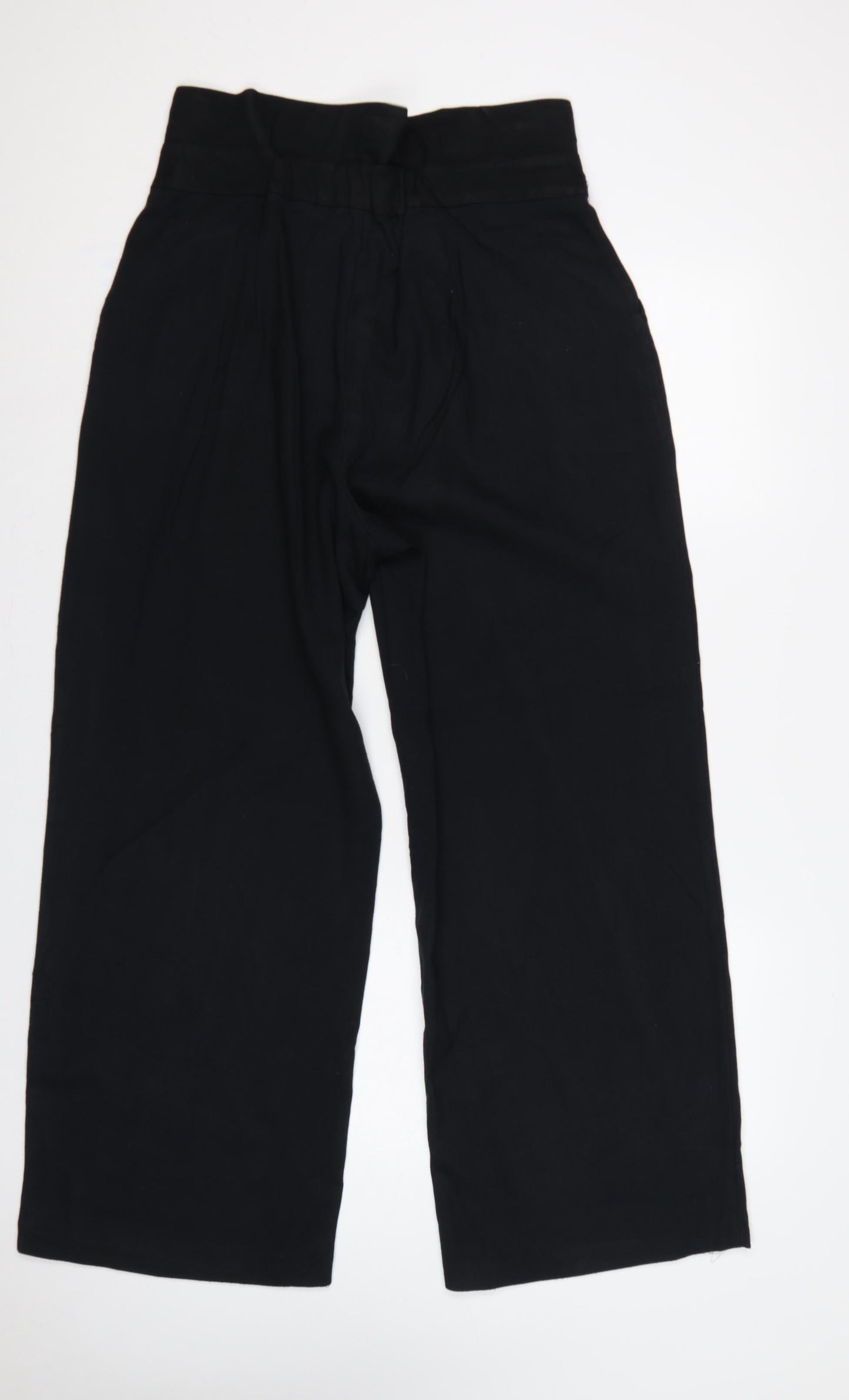 Hollister Women’s Black UK 12R High Rise Livvy Wide Leg Trousers W31