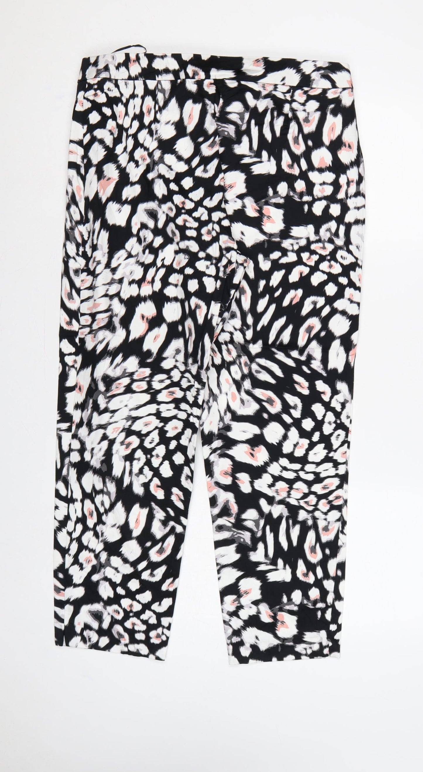 STAR Julien Macdonald Women’s Multicolour Animal Print Trousers UK 14