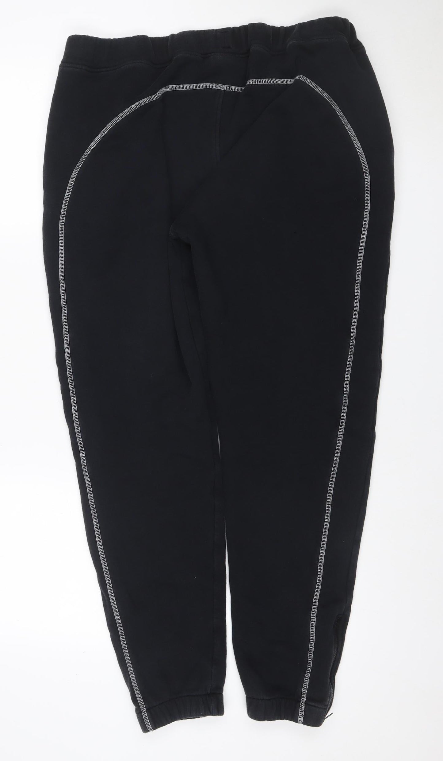 Trapstar Mens Black 2XL Jogger Sweatpants Fleece Logo Zip Pocket