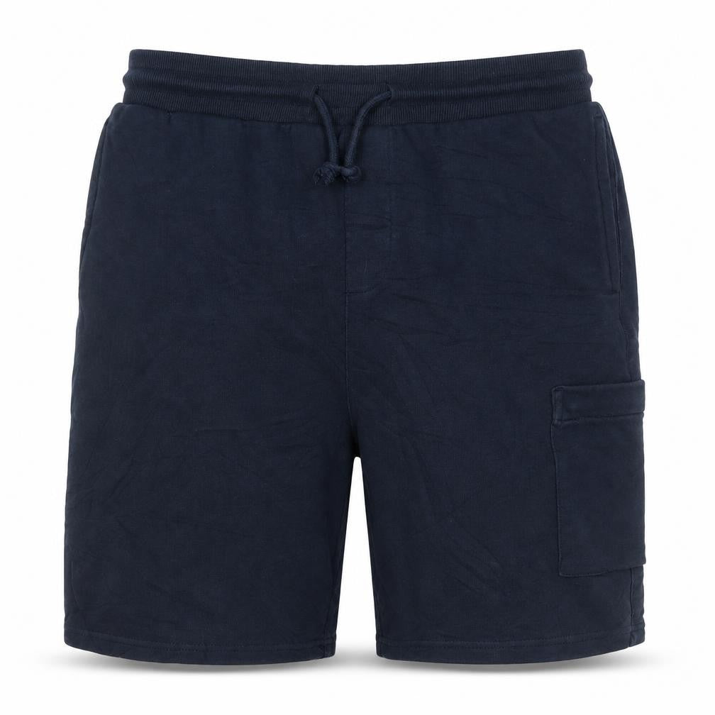 Front view of Red Herring Men’s Blue M Cargo Drawstring Cotton Blend Shorts