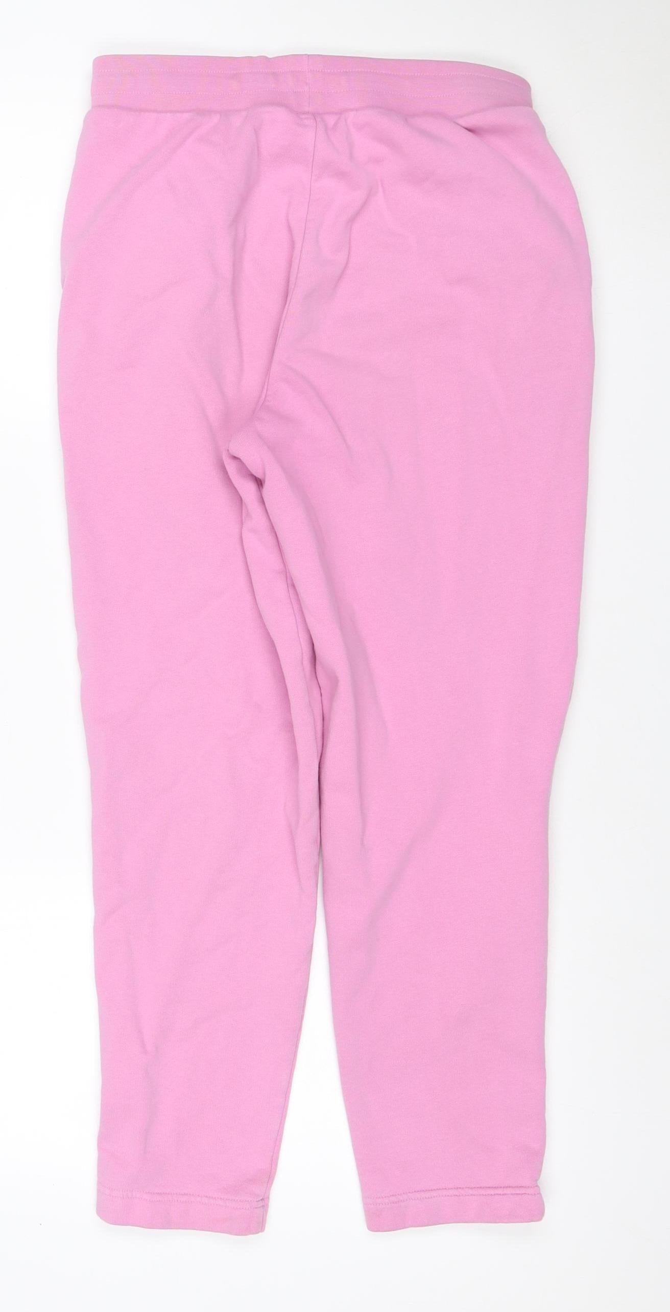 Ted Baker Women’s Pink UK 8 Cotton Jogger Sweatpants Drawstring