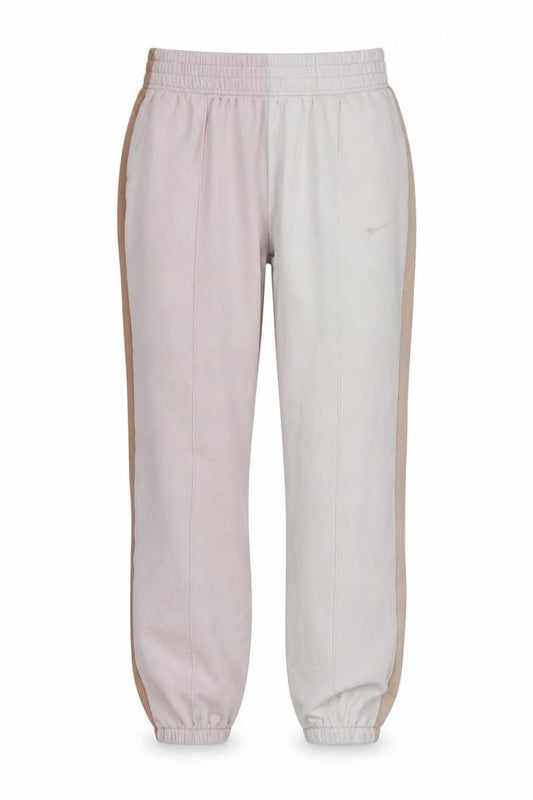 Nike Women’s Beige Brown S Colourblock Jogger Sweatpants