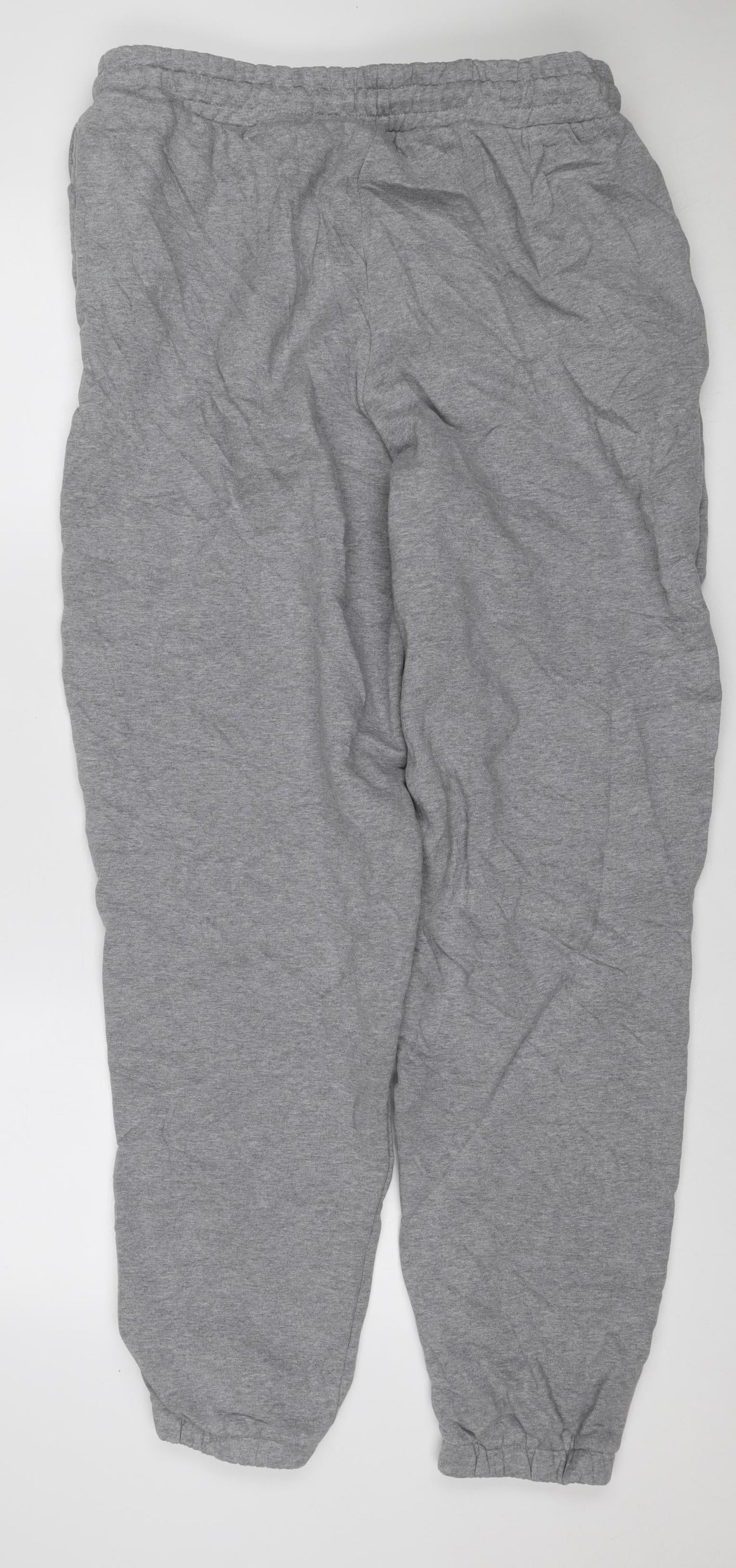 ASOS Design Men Grey L Jogger Sweatpants Elastic Waist Cotton