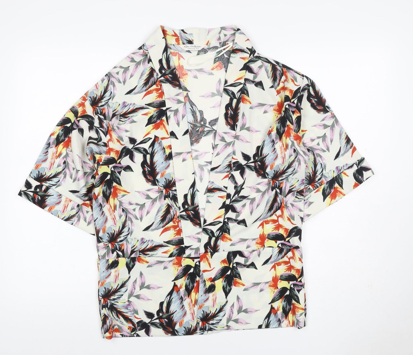 Miss Selfridge Women Multicoloured UK 4 Floral Kimono Blouse