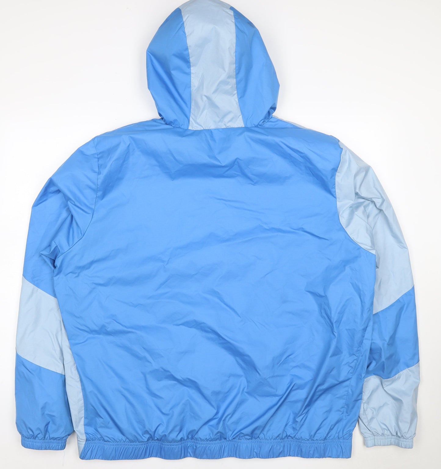 Puma Men's Blue XL Manchester City Hooded Windbreaker Football Jacket
