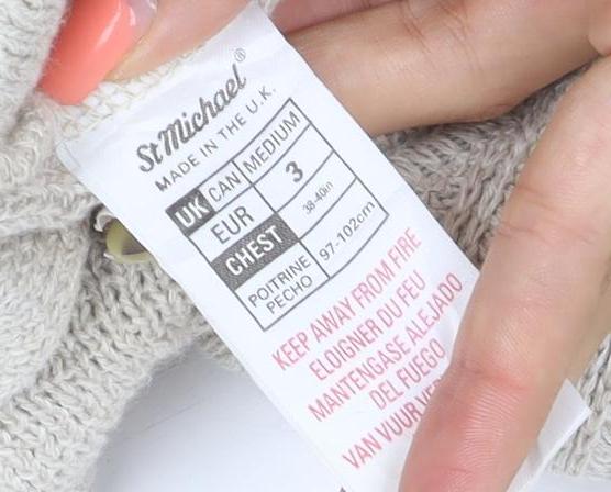 Marks & Spencer Women's Beige UK 12 Linen Blend Sleeveless V-Neck Cardigan