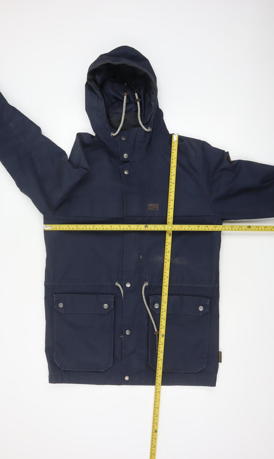 Jack Wolfskin Men's Blue UK 34 S Hooded Texapore Parka Outdoor Jacket