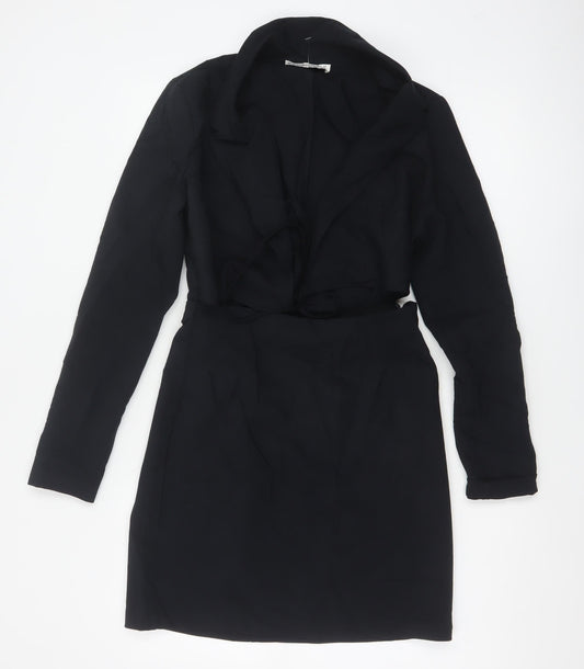 Abercrombie & Fitch Women’s Black S Tall Jacket Dress Long Sleeve