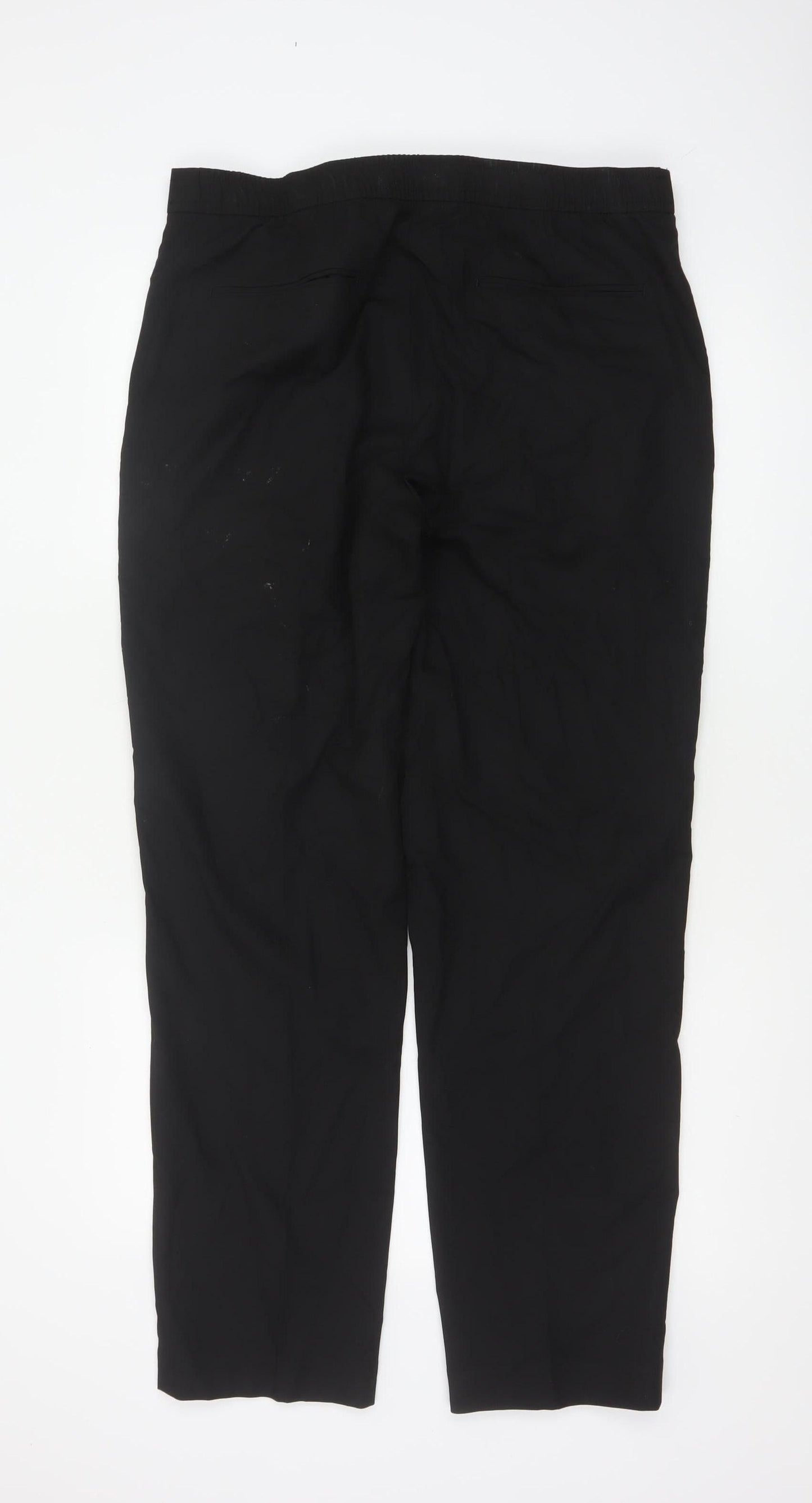 Autograph Men’s Black 36in Regular Straight Dress Trousers