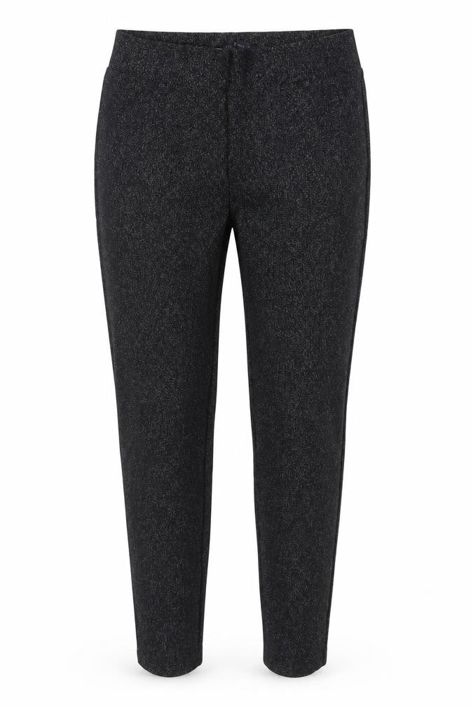 Marks & Spencer Women’s Black Sparkle Slim Trousers UK 12 Long Stretch