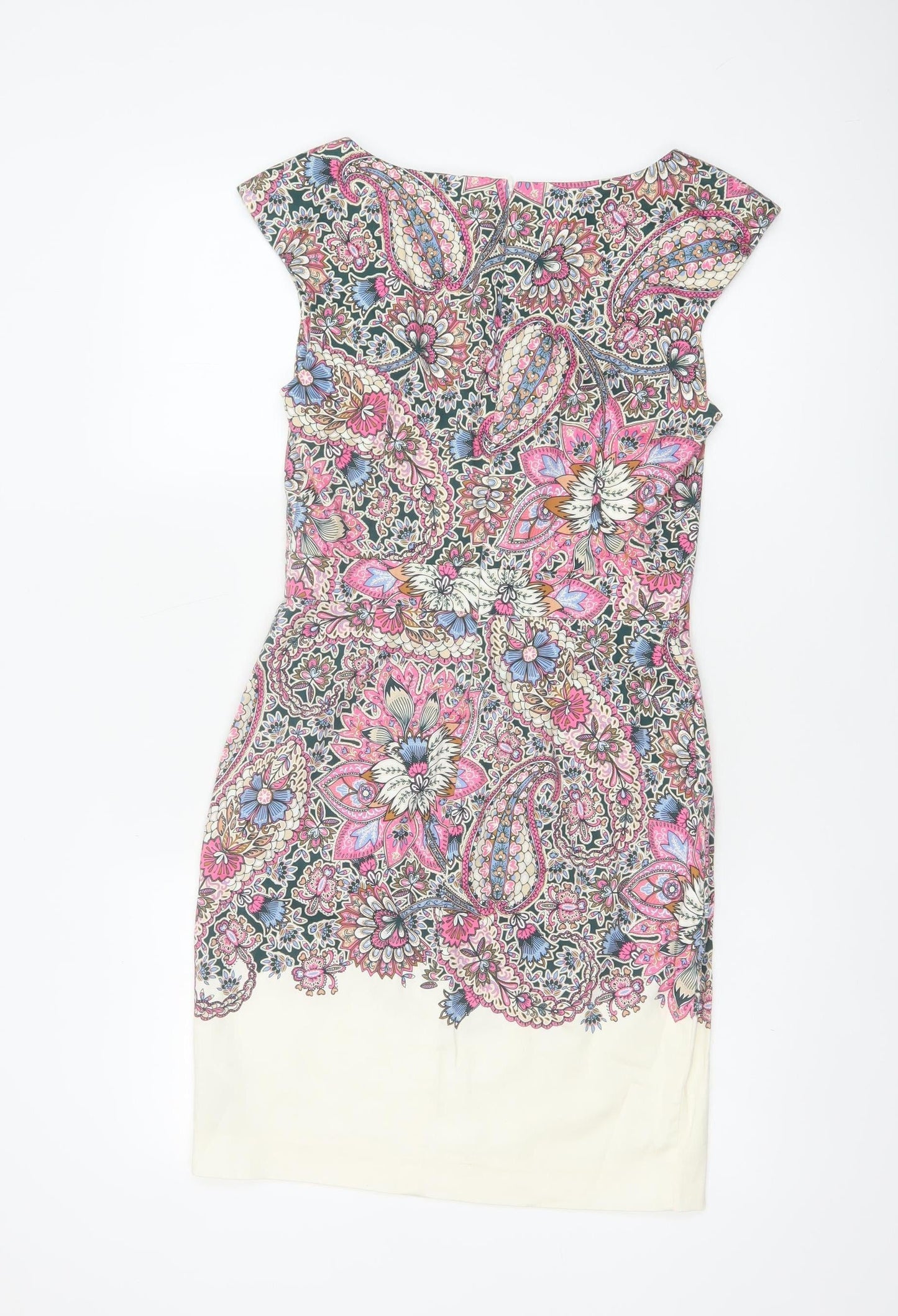 French Connection Women Multicoloured UK 10 Paisley Sheath Dress