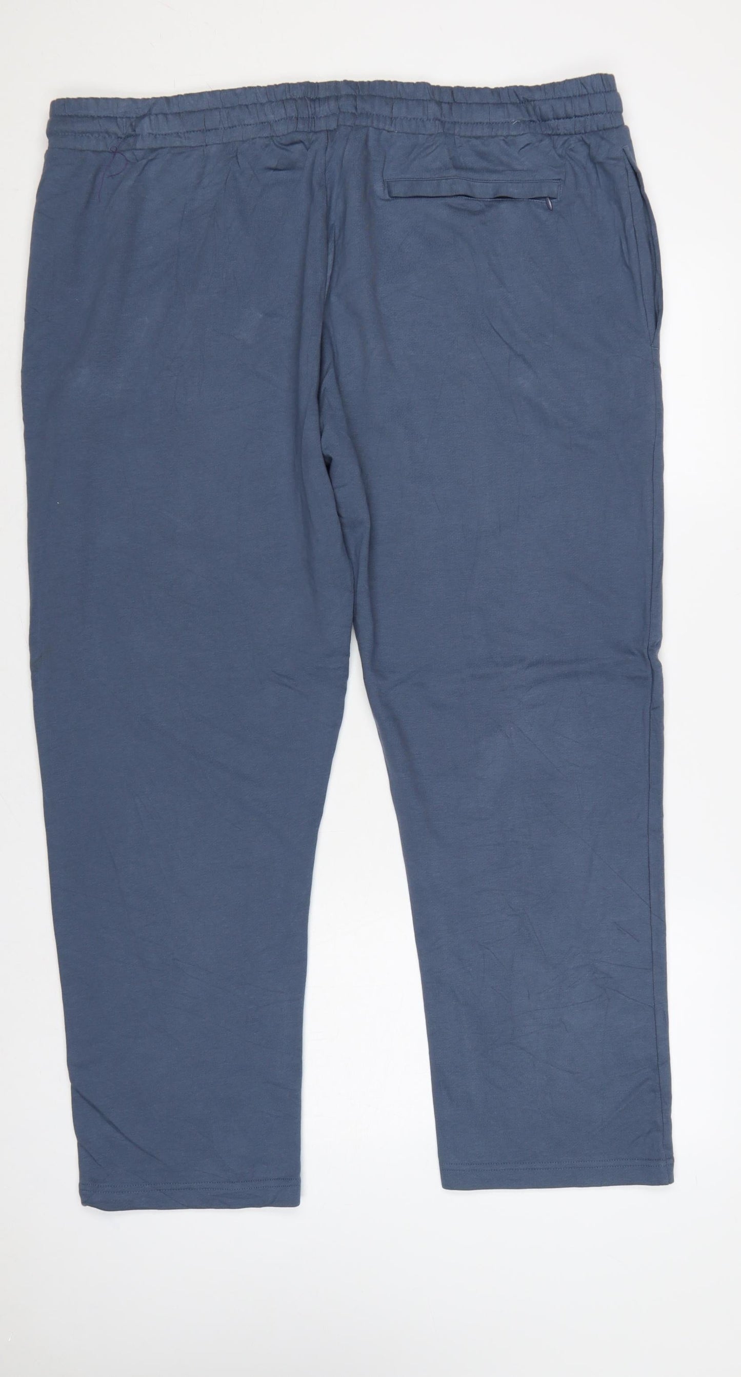Marks & Spencer Men's Blue 3XL Short Regular Fit Jogger Trousers