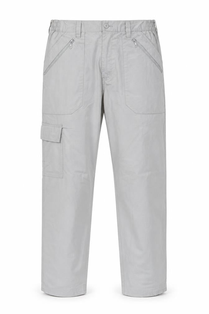 Cotton Traders Men’s Grey Cargo Trousers Size 34 Regular Straight Leg