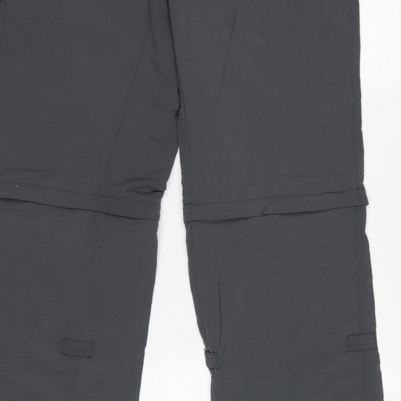 Karrimor Women Black UK 14 Convertible Cargo Trousers Outdoor Pockets