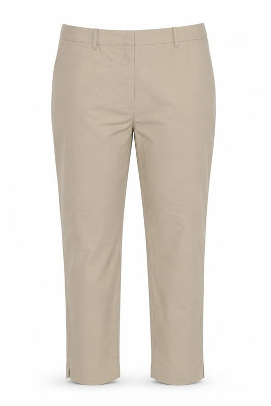 Marks and Spencer Women Beige UK 20 Regular Tapered Chino Trousers