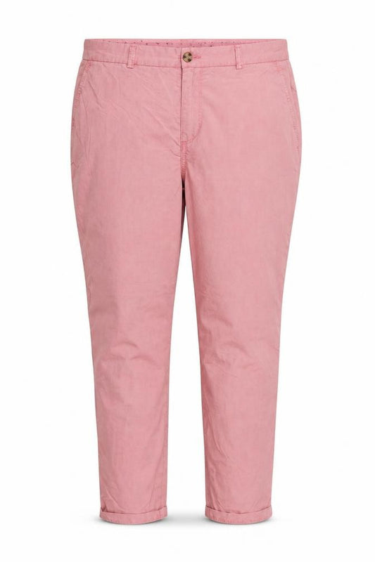M&S Women’s Pink Chino Trousers UK 20 Short 100% Cotton