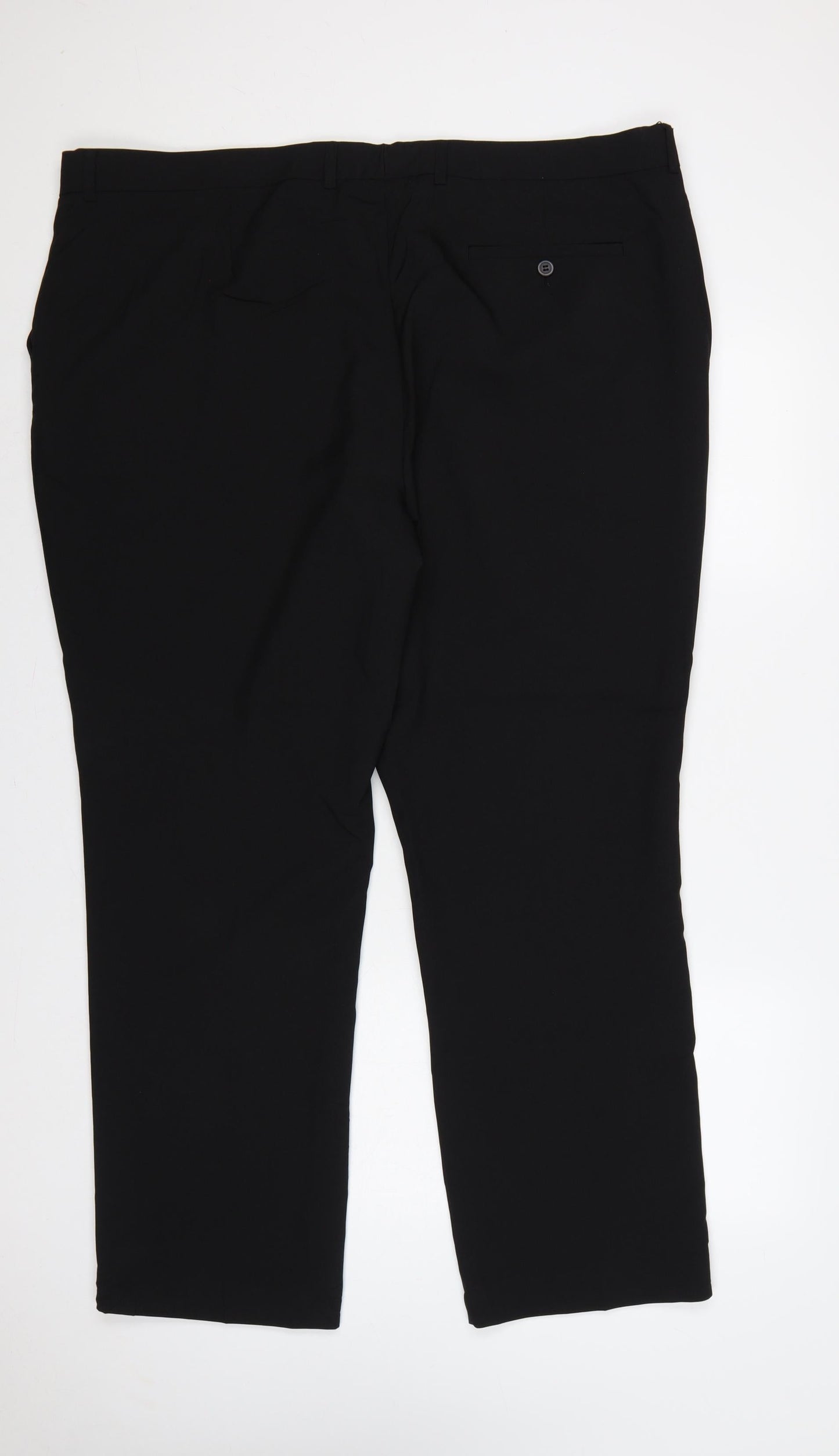 Taylor & Wright Men’s Black 44R Regular Straight Dress Trousers