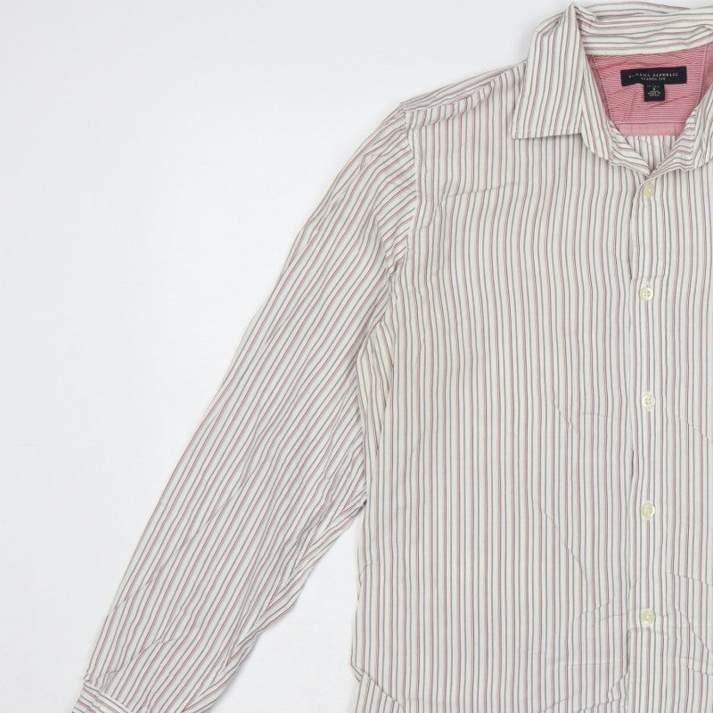 Banana Republic Men’s S Multicoloured Striped Classic Fit Button-Up Shirt
