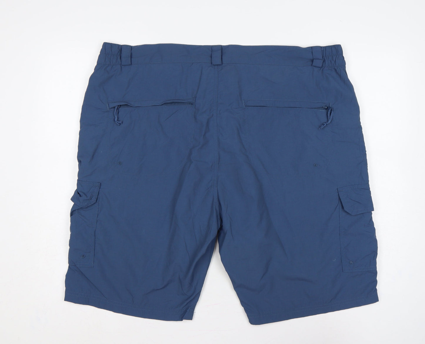 Mountain Warehouse Mens Blue Size 42 Lightweight Cargo Shorts