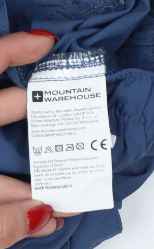 Mountain Warehouse Mens Blue Size 42 Lightweight Cargo Shorts