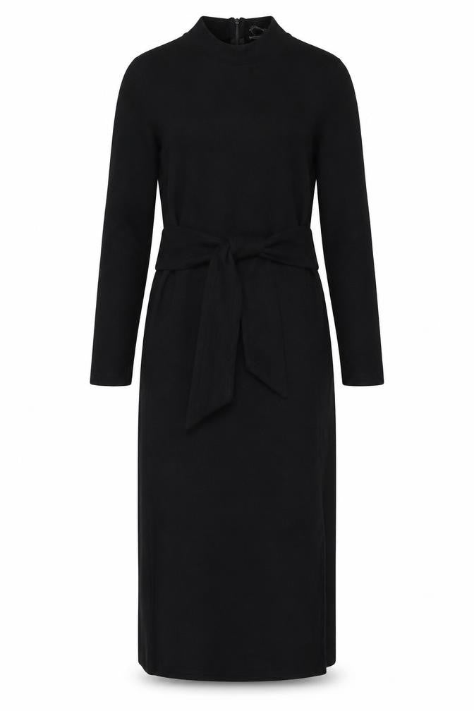 Marks & Spencer Women’s Black UK 10 Jersey Long Sleeve Sheath Dress