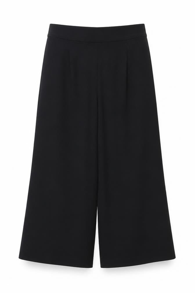 Marks Womens & Spencer Black 38 Short Stretch Dress Trousers