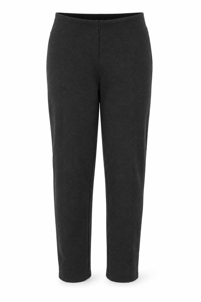 Marks & Spencer Women's Black UK 8 Long Stretch Slim Trousers