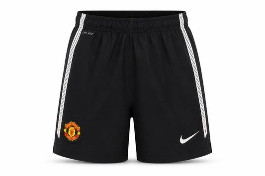 Nike Boys Black Manchester United Dri-FIT Football Shorts 10-12 Years