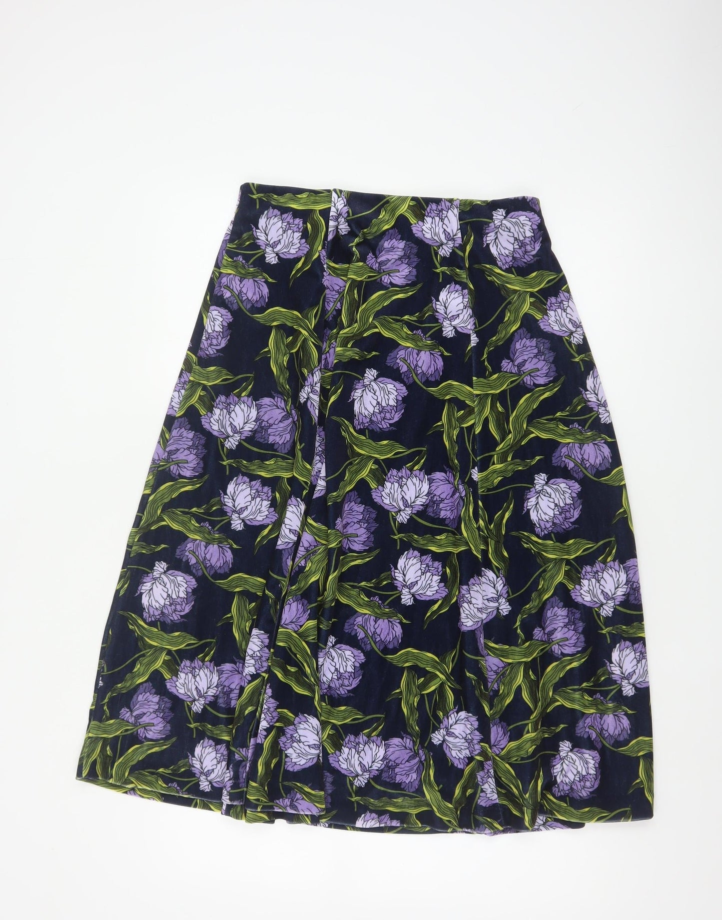Marks and Spencer Women’s Multicoloured Floral A-Line Midi Skirt UK 10