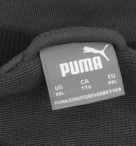 Puma Men's Black 2XL Manchester City Bomber Jacket Full Zip