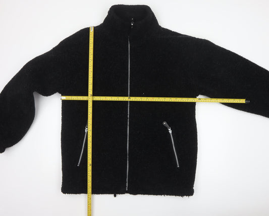 Country Trader Men’s Black L Fleece Full Zip Lined Jacket